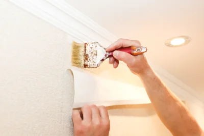 Pose de papier peint à Noiseau — revêtements muraux et toiles de verre